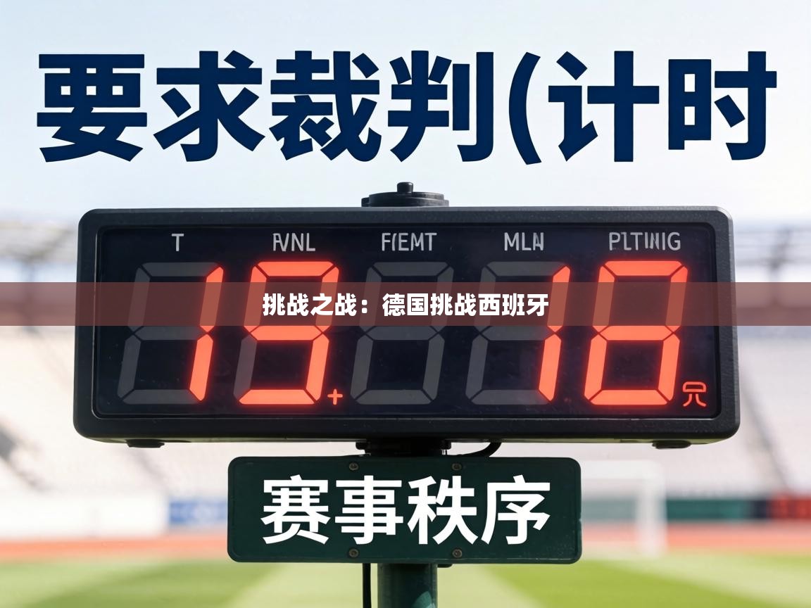挑战之战:德国挑战西班牙 第1张